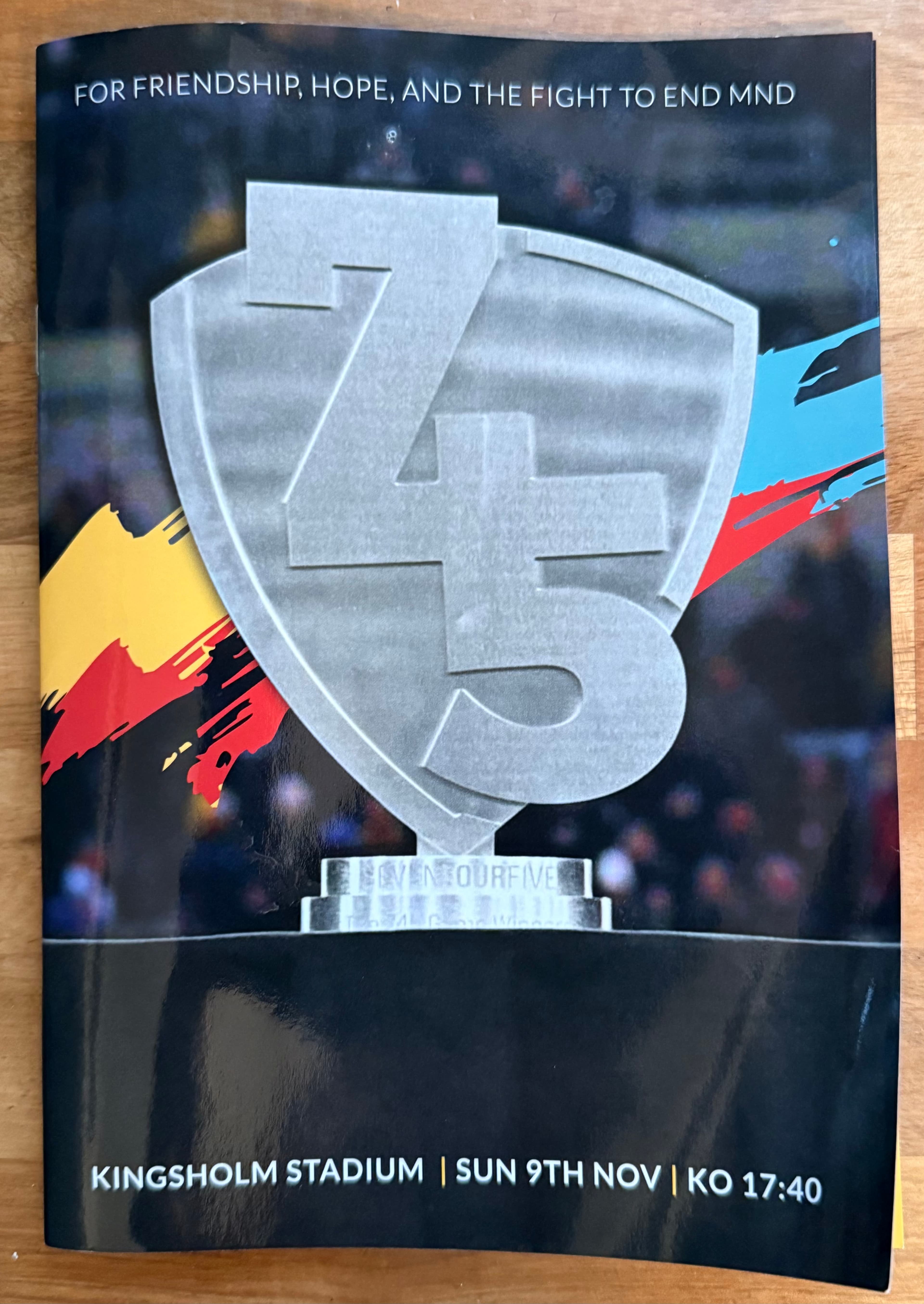 Poem featured in the 2026 745 rugby programme